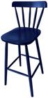 Banqueta Skand Assento Escavado Cor Azul 72 cm (ALT) - 33371 - Sun House