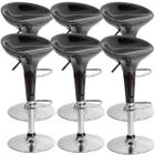 Banquetas Giratória Alta Tulipa Lotus Assento Abs Kit 06 Un prime.office P010