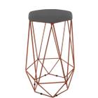 Baqueta Paris Alta Hexagonal Base Bronze