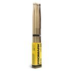 Baquetas ProMark 5A Rebound Hickory Wood 3 pares +1 FireGrain