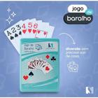 JOGO BARALHO PLASTICO 2 PEÇAS - tb4471