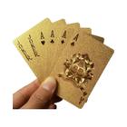 Baralho de Cartas de Ouro 24k para Poker - Ideal para Piadas, Presentes e Festas