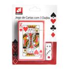 Baralho de Papel 54 Cartas com 3 Dados