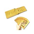 Baralho Dourado Dólar Ouro Brilho Poker 54 Cartas