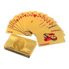 Baralho Dourado Ouro 24K Dollar Poker Cartas P'Agua 6Un