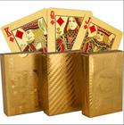 Baralho Ouro Dollar Dourado Poker Cartas Jogos Prova D'agua - LEQUIPO