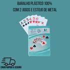 Jogo De Baralho Duplo 100% Plástico Cartas Laváveis - ZEIN - Jogo de Cartas  - Magazine Luiza