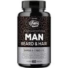 Barba e Cabelo Homem Man Selênio Zinco Suplemento Alimentar 60 Cáps 600mg - Unilife