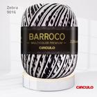 Barbante Barroco Multicolor Premium 200g nº6 Cor Zebra 9016