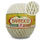 Barbante Barroco Natural 4/6 Brilho Dourado 700g - Círculo - Circulo