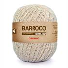 Barbante Barroco Natural Brilho Ouro N04 400G - Círculo
