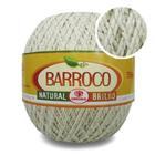 Barbante Barroco Natural Brilho Prata 700g - Círculo