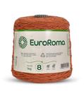 Barbante Colorido Euroroma 1 Kilo Fio Nº8 de 1312 TEX e 762 Metros Crochê e Tricô