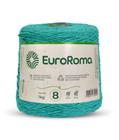 Barbante Colorido Euroroma 1 Kilo Fio Nº8 de 1312 TEX e 762 Metros Crochê e Tricô