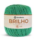 Barbante Colorido Euroroma 6 Brilho Ouro 400g Tricô Crochê