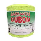 Barbante Dubom Verde Neon - 2 Kg - Fio 8 - 1570m - Barbantes Dubom