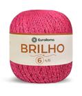 Barbante Euroroma 6 Colorido Brilho Prata 400g Tricô Crochê