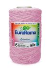 Barbante EuroRoma Big Cone Rosa Bebê número 06 - 1,8Kg