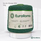Barbante EuroRoma Colorido N.6 1Kg Cor Verde Musgo 804
