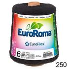 Barbante EuroRoma N6 600g/610m - Cor: 250 - Preto