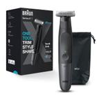 Barbeador Braun XT5100 com 1000ml de lâmina e 1 ferramenta para pelos do corpo, barba e axilas