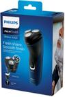 Barbeador Elétrico Maquina Philips Aquatouch Shaver Séries 1000 - Seco E Molhado - Nacional