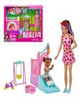 Barbie Babysitters Negra Parque De Diversões - Mattel Hhb67