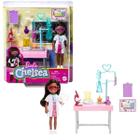 Barbie Boneca Chelsea Negra Cientista e Acessórios de Laboratório - Mattel HJY36