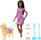 Barbie Brooklyn com Cachorrinho que Faz Cocô Mattel