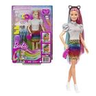 Barbie cabelo colorido e raspado muda de cor grn80 - mattel (7148)