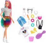 Barbie Cabelo Colorido E Raspado Muda De Cor GRN80 - Mattel