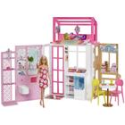 Barbie Casa Glam 360º Com Boneca e Cachorrinho - Mattel HCD48