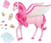 Barbie Cavalo Pegasus Um Toque De Magia Com Luz e Som - Mattel HLC40
