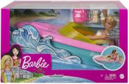Barbie com veiculo e animal barco grg30 - mattel