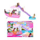 Barbie Dreamhouse Barco dos Sonhos Com Piscina e 20 Acessórios - 6 Áreas para Brincar - Mattel - HJV37