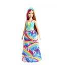 Barbie Dreamtopia Fantasia Princesa Vestido Arco Iris Mattel