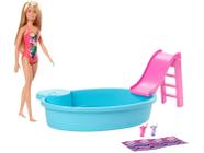 Barbie Estate Piscina Com Boneca 32cm