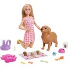 Barbie Family Newborn PUPS Blonde - Mattel