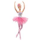 Barbie Fantasia Bailarina Luzes Brilhantes Rosa - Mattel