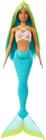 Barbie Fantasia - Sereia com Cabelo Colorido - Azul e Amarelo - Mattel
