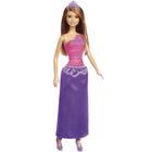 Barbie Fantasias Princesas Basicas - Rosa - Morena MATTEL