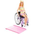 Barbie Fashion Barbie Cadeira De Rodas Roxa 194 Mattel