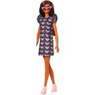 Barbie Fashionistas Morena Vestido Cinza - Mattel