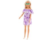 Roupa para boneca Barbie em crochê - macacão manga longa.