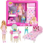 Quarto de Casinha de Barbie com Cama Infantil Brinquedo - LUA DE CRISTAL -  Casinha de Boneca - Magazine Luiza