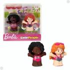 Barbie Pack Little People Ruiva e Negra HGP67 Fisher Price - MATTEL