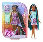 Barbie Totally Hair Morena Vestido De Borboletas Mattel