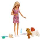 Barbie Treinadora de Cachorrinhos Com Acessórios da Mattel Ref FXH08