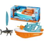 Barco Com Tubarão Shark Wave 467 - Usual Brinquedos