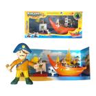 Barco Pirata Play Set Aventuras No Mar Com Miniaturas